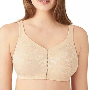 Wacoal Awareness Full Figure Seamless Wire Free Bra Sand 38D